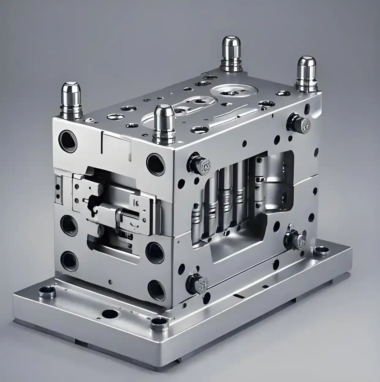 high precision cosmetic bottles injection mold tooling steel