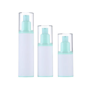 30ml 50ml 80ml single-wall straight-round vacuum airless lotion bottle for skincare