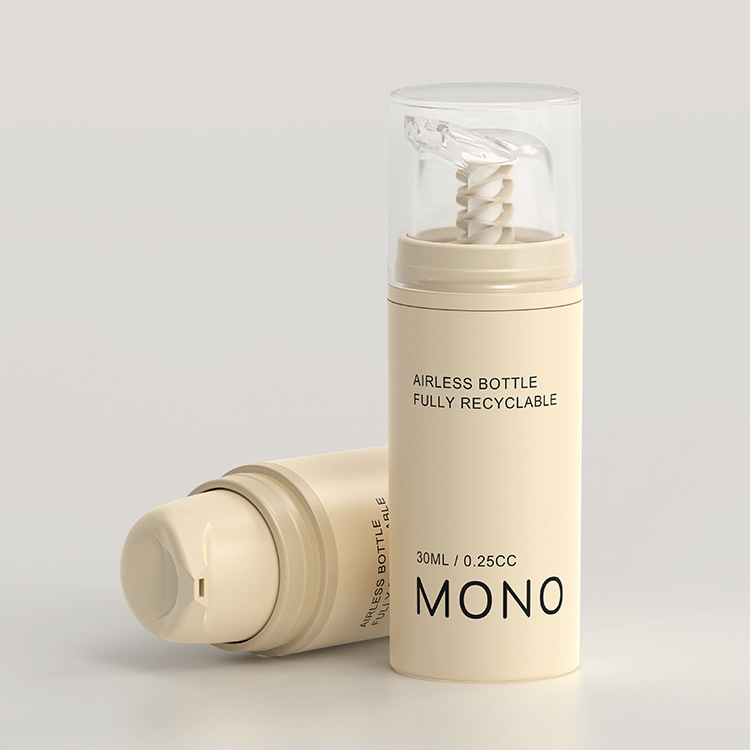 15ml 30ml 50ml mono-material fully recyclable PP airless bottle
